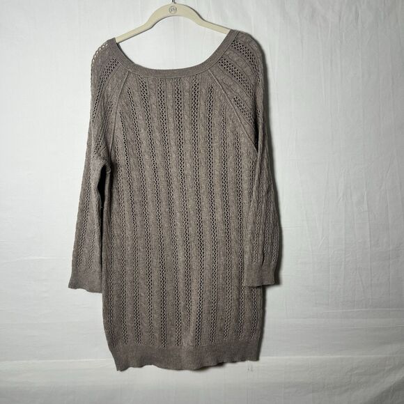 American Eagle Outfitters Women's Soft Pullover Long Cable Knit Sweater Sz S - Picture 2 of 8
